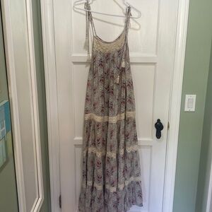 Denim & Supply tiered maxi dress medium